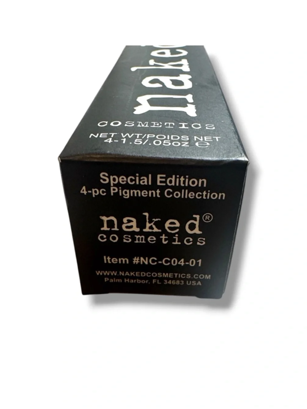 Naked Cosmetics Black Special Edition 4 shade Box